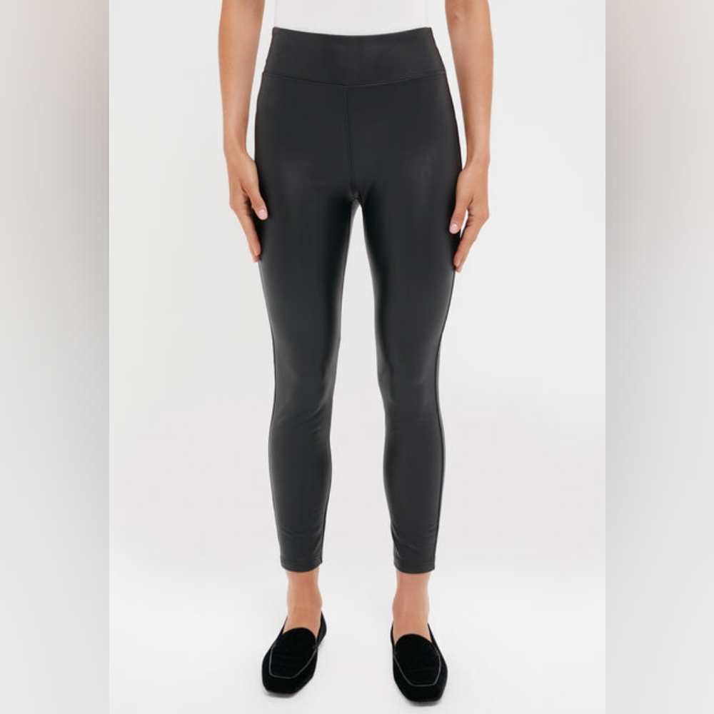 New Tuckernuck Faux Black Leather Pants Size LARGE